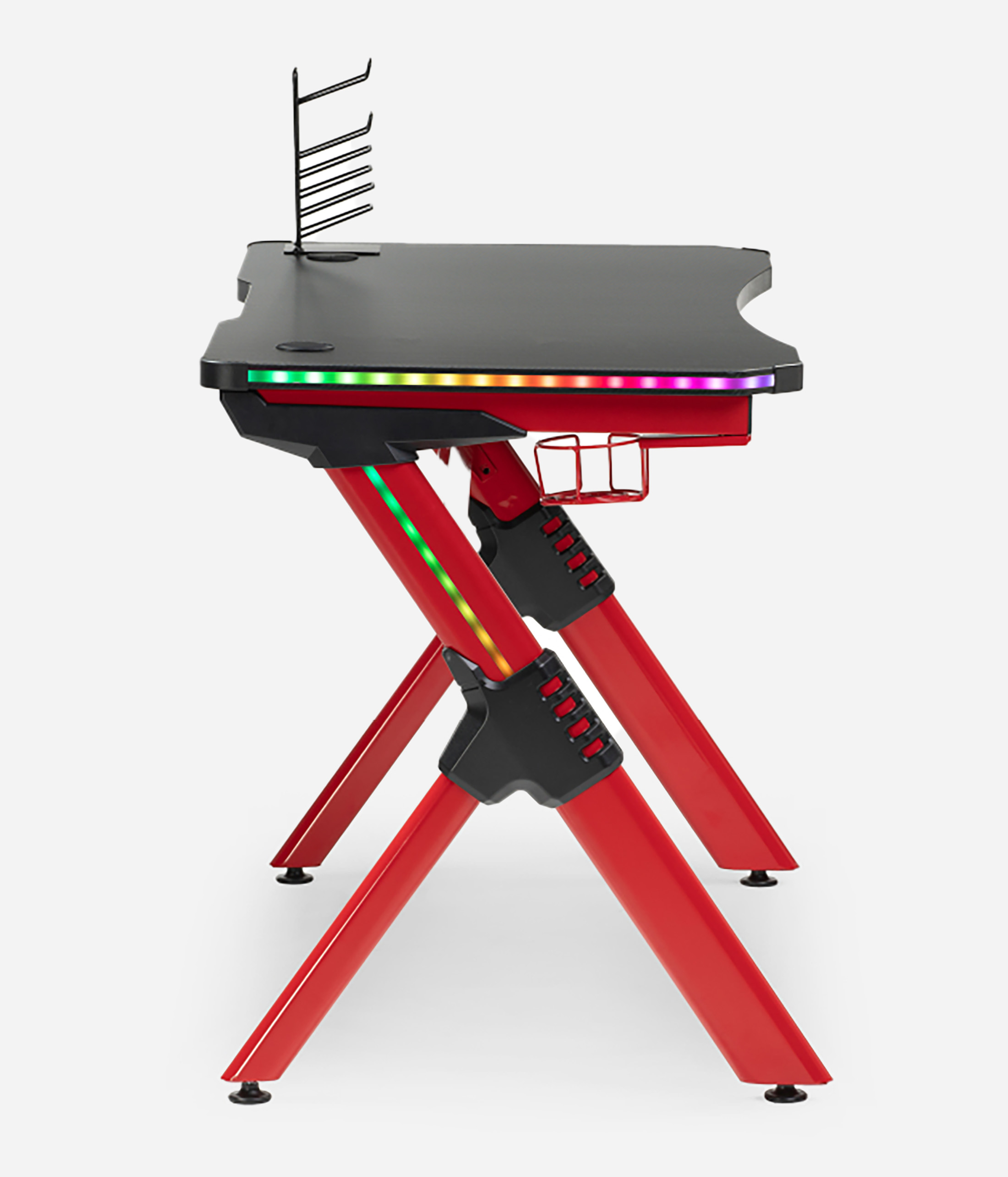 Компьютерный игровой стол Master 1 red / black с подсветкой - купить по ...