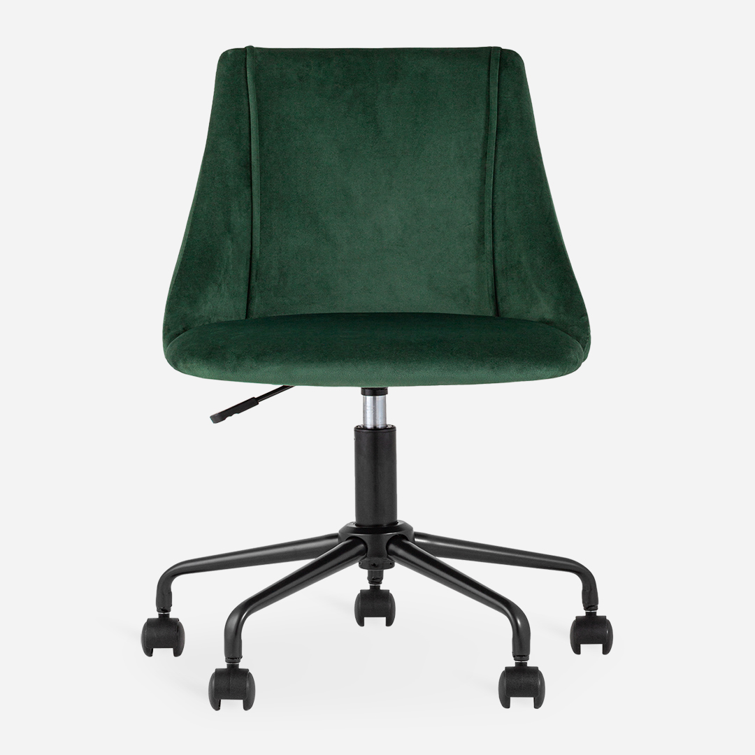 Регулируемое офисное кресло Сиана в велюровой обивке без подлокотников ...