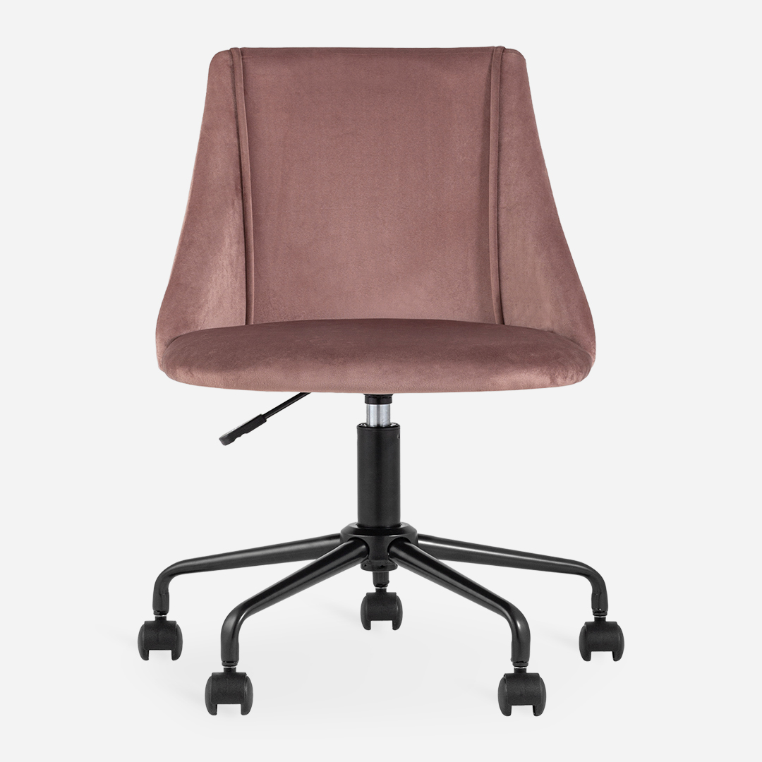 Регулируемое офисное кресло Сиана в велюровой обивке без подлокотников ...