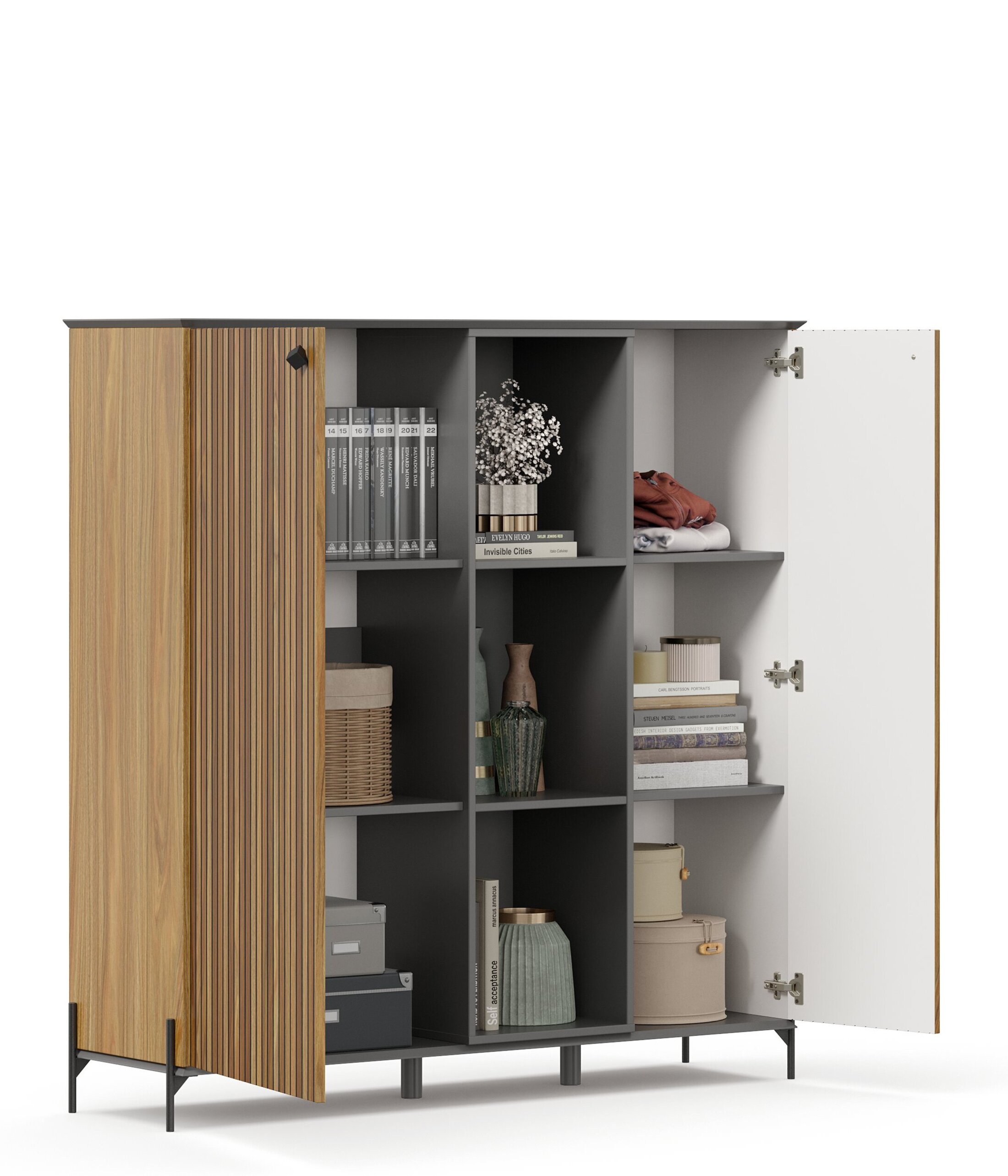 Низкий шкаф Элиот - купить в интернет-магазине Get.ru