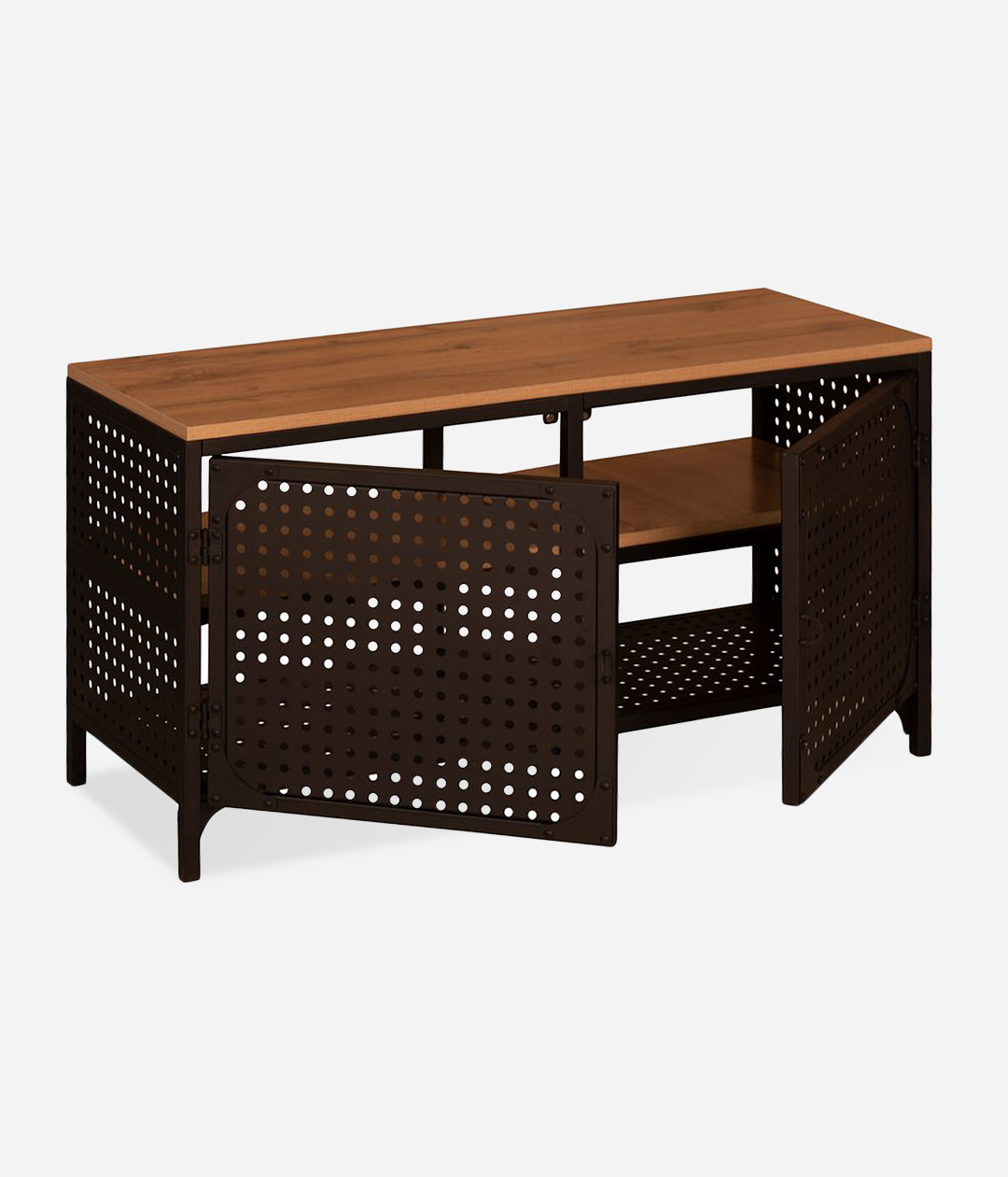 Тумба ТВ Люмен в стиле Лофт на металлических ножках купить в интернет ...